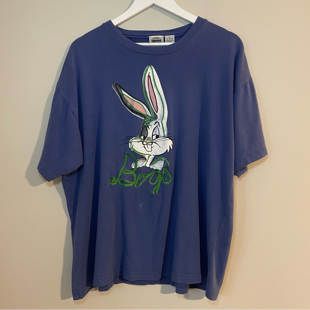 Vintage Looney Tunes Bugs Bunny Cotton Graphic Tshirt